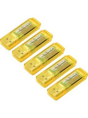 128GB USB 3.0 Flash Drive - SuperSpeed Thumb Drive, 5 Pack, Yellow Storage